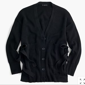 J. Crew Black Cardigan Size M